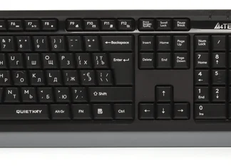 A4 TECH FGS1035Q FSTYLER Wireless QuietKey Combo USB US sivi set