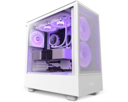 NZXT H5 Flow RGB Gaming kućište belo (CC-H51FW-R1) - Image 3