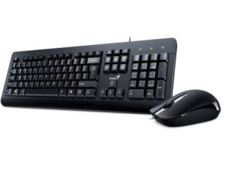 GENIUS KM-160 USB YU crna tastatura+ USB crni miš