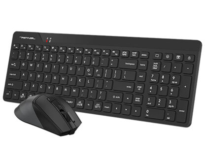 A4 TECH FG2400 AIR2 FSTYLER Wireless Combo USB YU crni set - Image 4