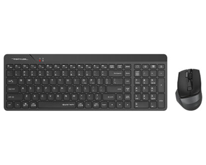 A4 TECH FG2400 AIR2 FSTYLER Wireless Combo USB YU crni set - Image 2