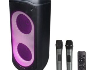 Microlab PT802W karaoke zvučnik 200W, Bluetooth, LED, 11,1V/4400mAh, TWS, Aux, USB, microSD, + Mic*2