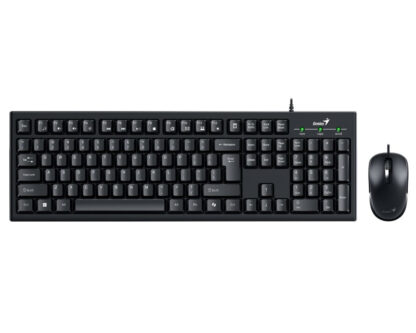GENIUS KM-100SE USB US crna tastatura+ USB crni miš - Image 2