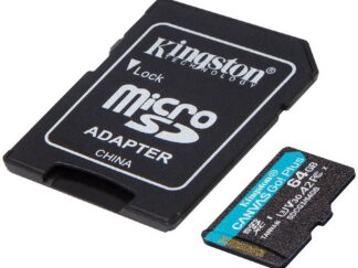 KINGSTON Memorijska kartica U3 V30 microSDXC 64GB Canvas Go Plus 170R A2 + adapter SDCG3/64GB