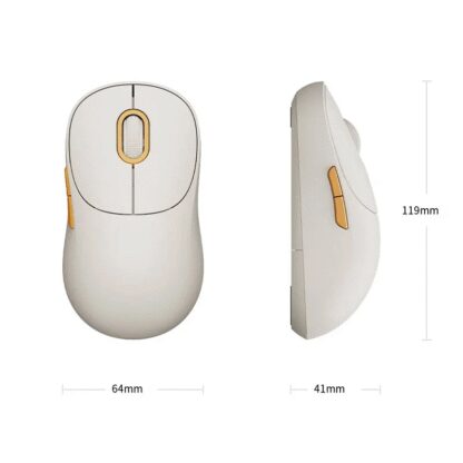 XIAOMI Wireless Mouse 3 GL miš beli (BHR8912GL) - Image 3