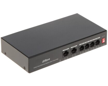 DAHUA PFS3006-4ET-36 6-Port Fast Ethernet Switch with 4-Port PoE - Image 2