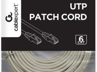 PP6U-20M Gembird Mrežni kabl, CAT6 UTP Patch cord 20m grey