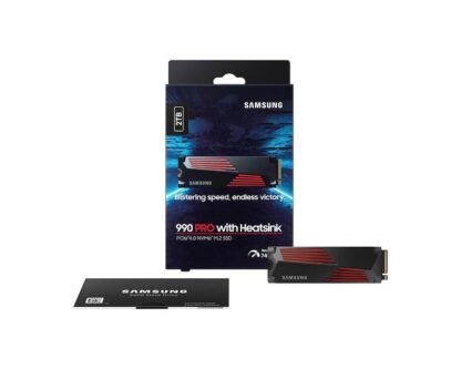 SAMSUNG 2TB M.2 NVMe MZ-V9P2T0CW 990 Pro Series Heatsink SSD - Image 3