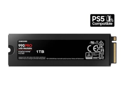 SAMSUNG 1TB M.2 NVMe MZ-V9P1T0CW 990 Pro Series Heatsink SSD - Image 2