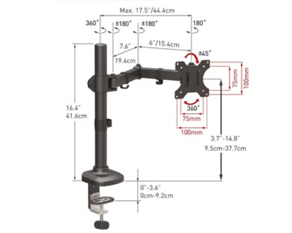 BARKAN M121T stoni nosač za monitore 13-34 inča - Image 3