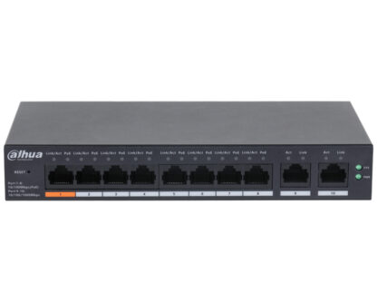 DAHUA CS4010-8ET-60 10-Port Cloud Managed Desktop Switch with 8-Port PoE