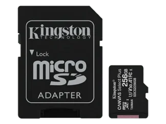 KINGSTON Memorijska kartica A1 MicroSDXC 256GB 100R class 10 SDCS2/256GB + adapter