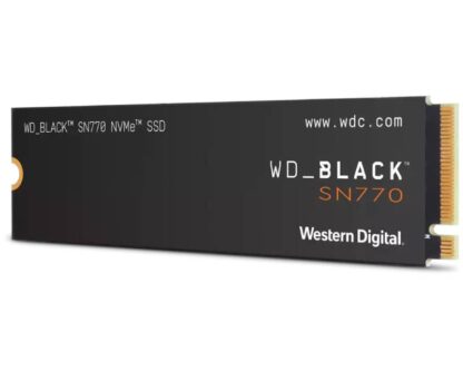 WD 1TB M.2 NVMe SSD Gen4 WDS100T3X0E SN770 Black - Image 2