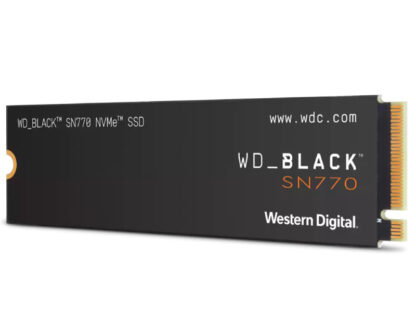 WD 2TB M.2 NVMe SSD Gen4 WDS200T3X0E SN770 Black - Image 2