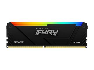 KINGSTON DIMM DDR4 32GB (2x16GB kit) 3200MT/s KF432C16BB12AK2/32 FURY Beast RGB Black
