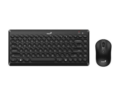 GENIUS LuxeMate Q8000 Wireless USB US crna tastatura + miš - Image 2