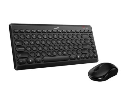 GENIUS LuxeMate Q8000 Wireless USB US crna tastatura + miš - Image 3