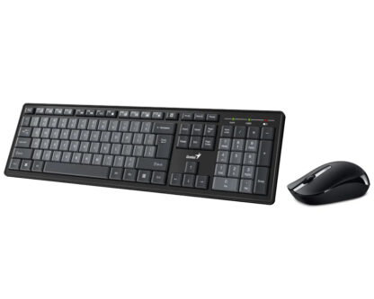 GENIUS Smart KM-8200 Wireless USB YU crna tastatura + miš - Image 2