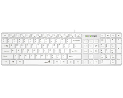 GENIUS SlimStar 126 USB US bela tastatura