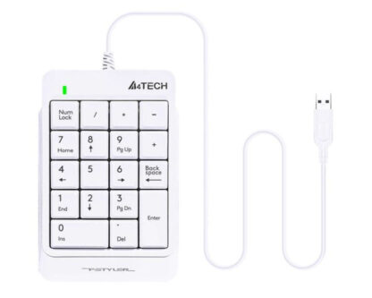 A4 TECH FK13P FSTYLER Numerička USB bela tastatura - Image 2