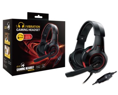 GENIUS HS-G600V crne slušalice sa mikrofonom i vibracijom - Image 2