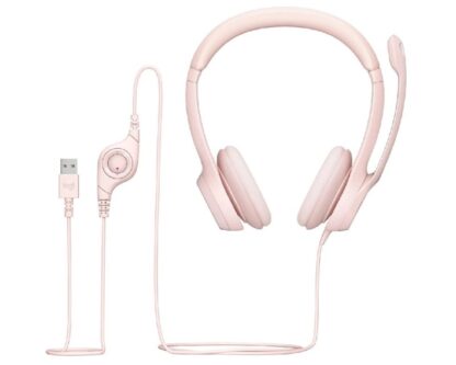LOGITECH H390 Stereo Headset slušalice sa mikrofonom roze - Image 3