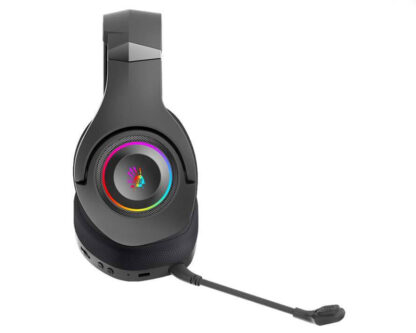 A4 TECH GR270 Bloody 7.1 Virtual Surround 3-IN-ONE RGB Gaming Wireless + wired crne slušalice - Image 2