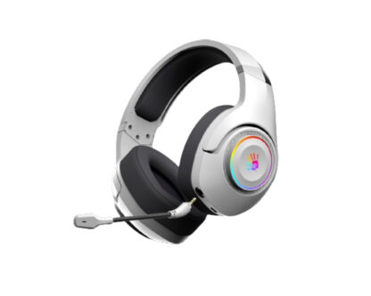 A4 TECH GR270 Bloody 7.1 Virtual Surround 3-IN-ONE RGB Gaming Wireless + wired bele slušalice - Image 3