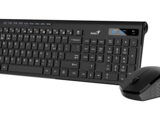 GENIUS SlimStar 8230 Wireless USB YU crna tastatura+ miš