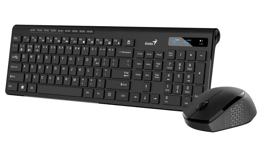 GENIUS SlimStar 8230 Wireless USB YU crna tastatura+ miš
