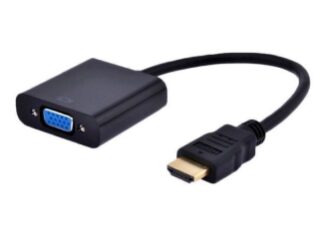 FAST ASIA Adapter-konvertor HDMI (M) - VGA (F) crni