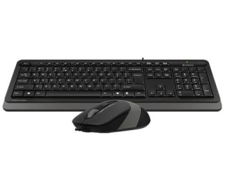 A4 TECH F1010 FSTYLER USB YU siva tastatura + USB sivi miš