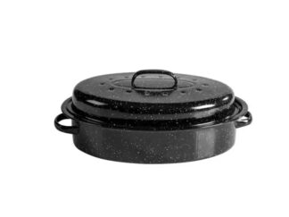 ROSBERG Pekač sa poklopcem R54523A 42x32cm Crni