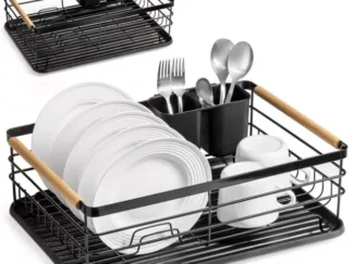 Vilde 229002 - Metalni oceđivač za sudove sa drvenim drškama