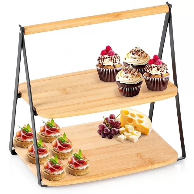 Vilde 139764 - Stalak za serviranje na 2 nivoa 28x20x27,5cm