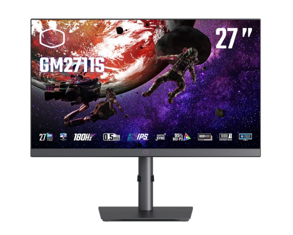 COOLER MASTER 27 inča GM2711S QHD 2560x1440 IPS 180 Hz gaming monitor (CMI-GM2711S-EK)