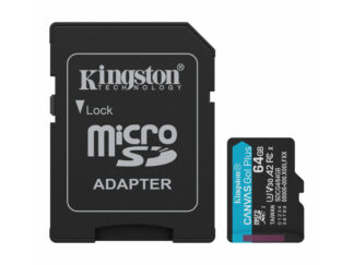 KINGSTON 64GB SDXC Canvas Go Plus Gen4 200MB/s C10 UHS-I U3 V30 SDG4/64GB