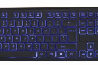 KB-UML3-02 Gembird LED multimedijalna tastatura sa pozadinskim osvetljenjem, US layout USB