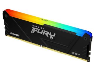 KINGSTON DIMM DDR4 16GB 3200MT/s KF432C16BB12A/16 FURY Beast RGB Black