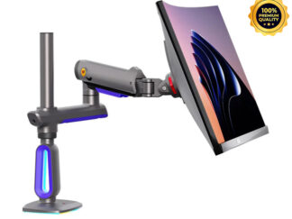 NORTH BAYOU G80 Gaming stoni nosač za monitor mat crni