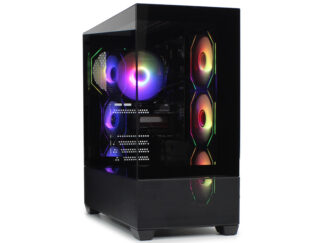 IG-MAX Kućište X218B-4F Black Horizon glass