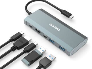 MAIWO USB 3.2 Gen2 x 1 Tip-C 6 u 1 SATA &PCIe NvMe M.2 Kućište sa HDMI/PD/USB , KH1001