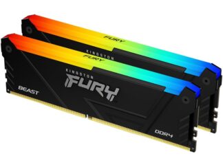 KINGSTON DIMM DDR4 32GB (2x16GB kit) 3200MT/s KF432C16BB2AK2/32 Fury Beast RGB