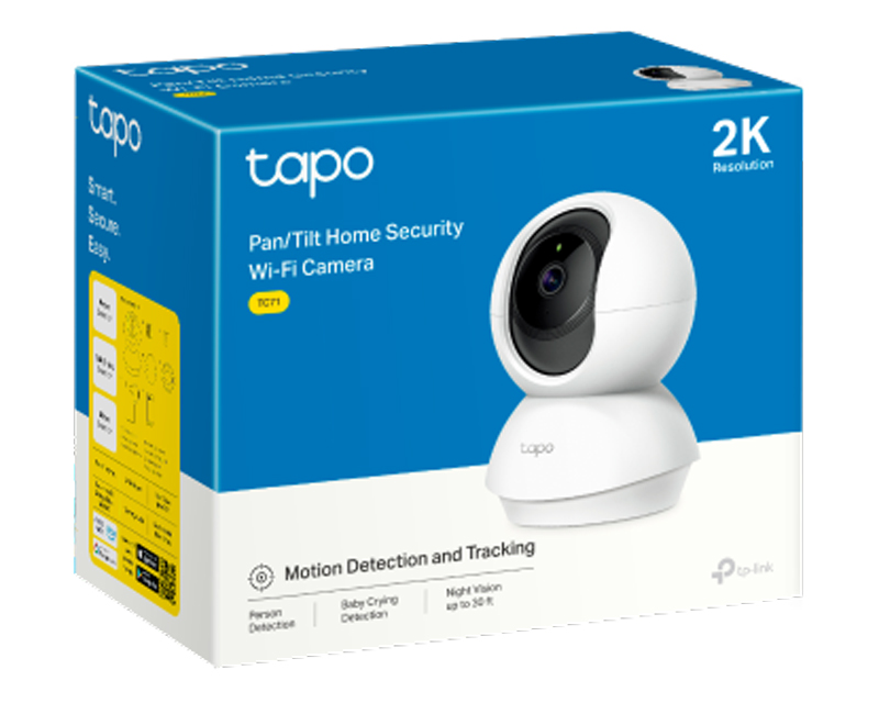 TP-LINK_ TC71 4MP Pan/Tilt Home Security WiFi Camera - Image 3