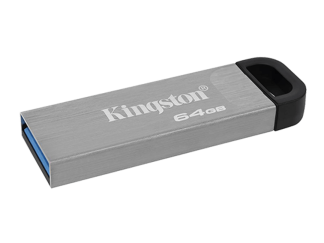 KINGSTON 64GB DataTraveler Kyson USB 3.2 flash DTKN/64GB sivi