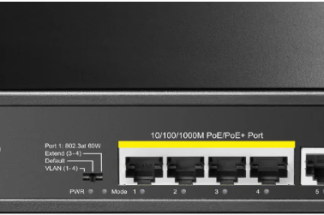 Cudy GS1005PTS1 5-Port 10/100/1000M Gigabit 4PoE+ 1RJ45