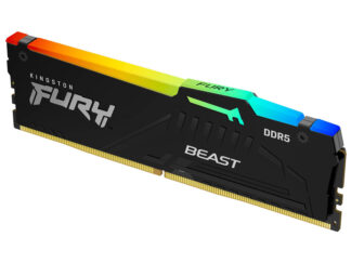 KINGSTON DIMM DDR5 32GB 6000MT/s KF560C36BBE2A-32 FURY Beast Black RGB EXPO