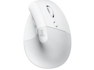 LOGITECH Lift Vertical Ergonomic Wireless miš beli