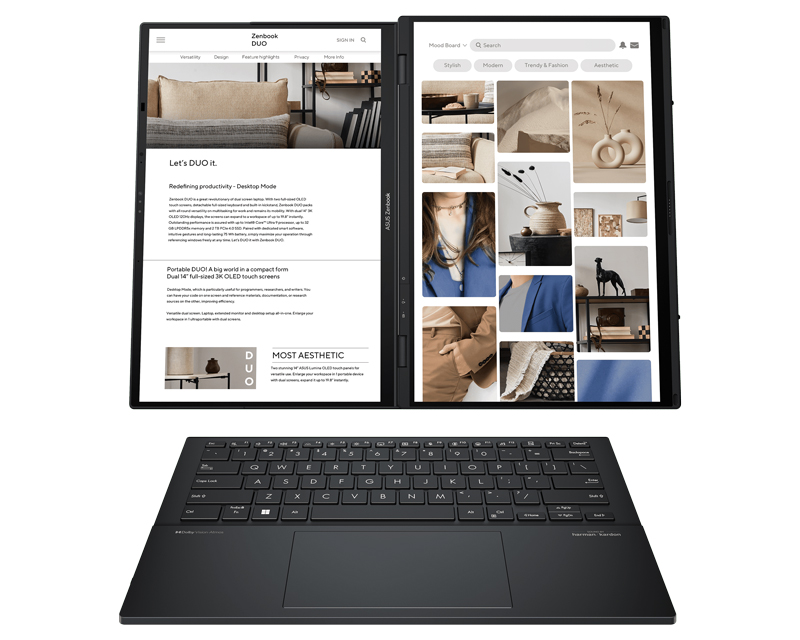 ASUS Zenbook 14 DUO OLED UX8406CA-PZ042X (14 inča 3K OLED, Ultra 9 285H, 32GB, SSD 2TB, Win11 Pro) laptop - Image 2