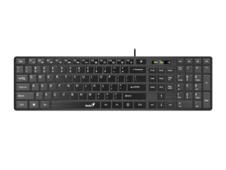 GENIUS SlimStar 126 USB US crna tastatura